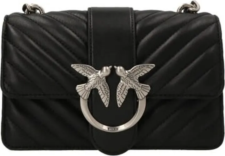 Quilted Love Birds Shoulder Bag