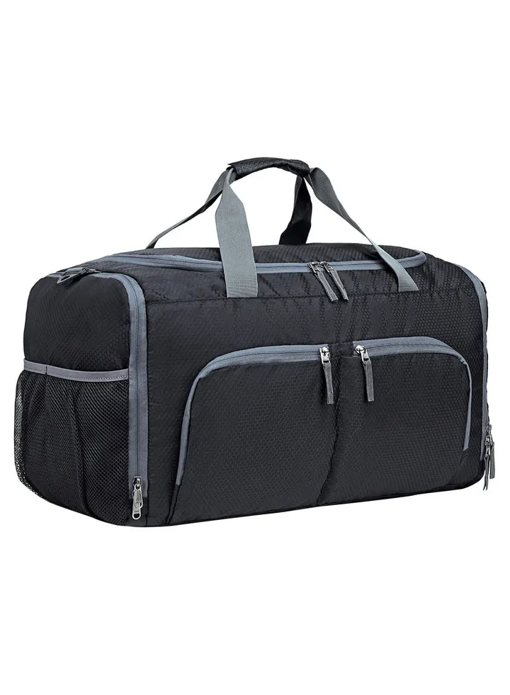 Sports Gym Duffel Bag Black/Grey