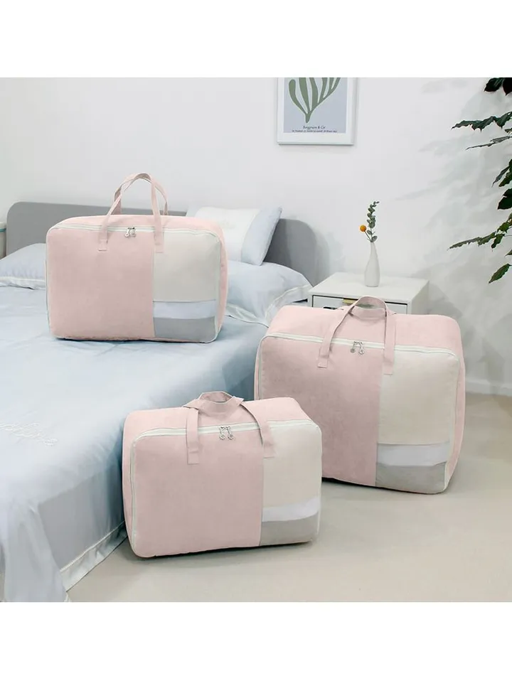 M MIAOYAN student quilt storage bag clothes finishing packing moving bag waterproof travel storage bag 60*50*28 (1 piece)