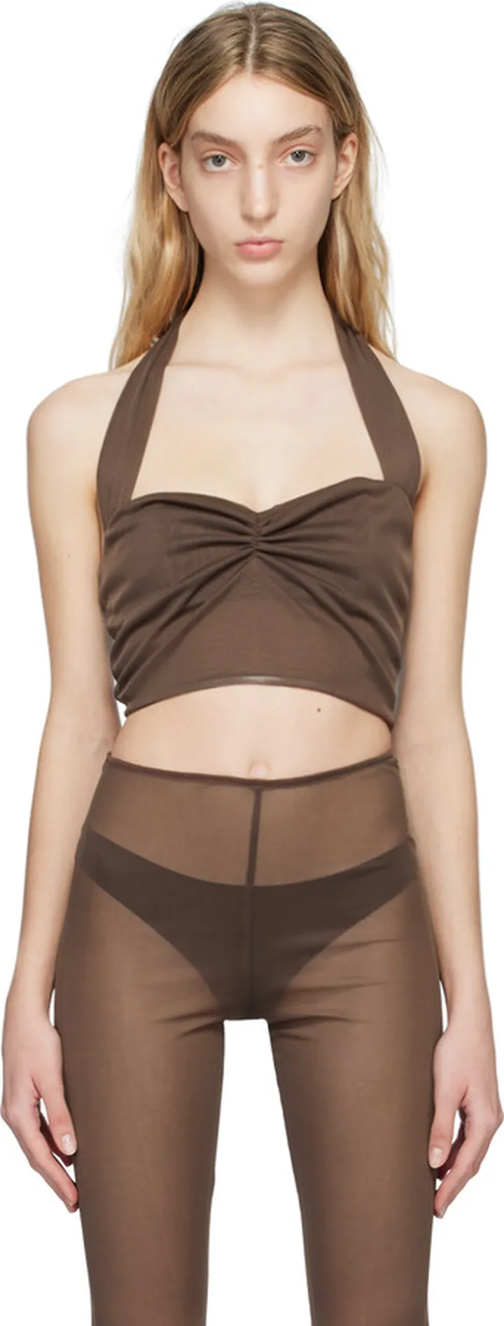 Anna Sui SSENSE Exclusive Brown Camisole