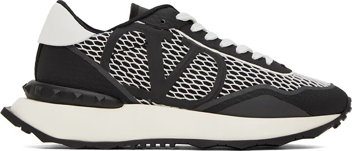 Valentino Garavani Black & White Netrunner Sneakers