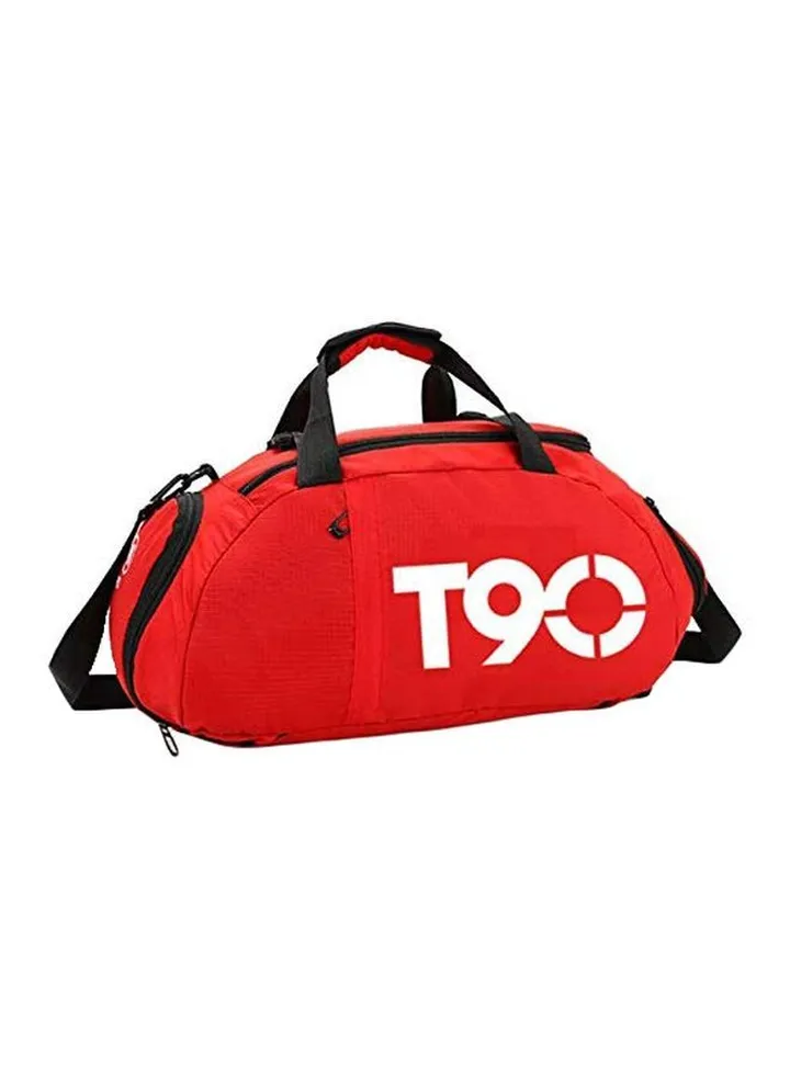 Nylon Duffle Bag Red/Black