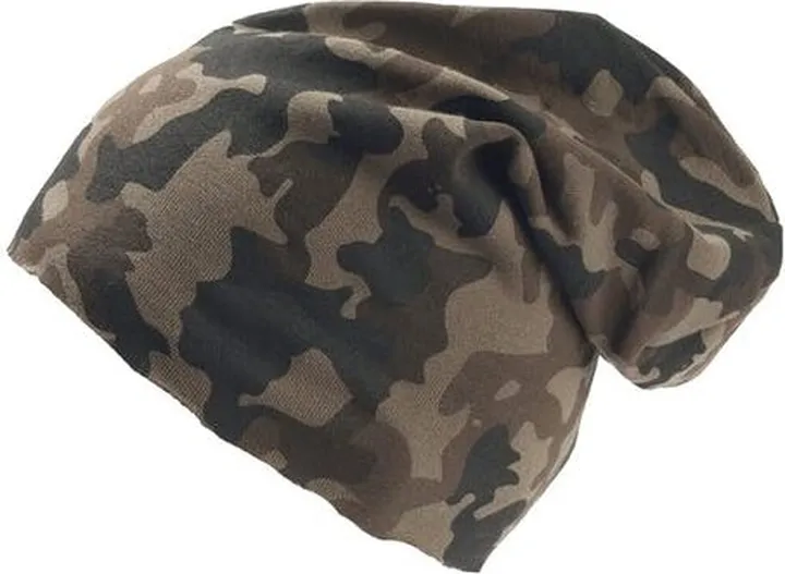 Atlantis Brooklin Raw Edge Jersey Beanie - Camouflage