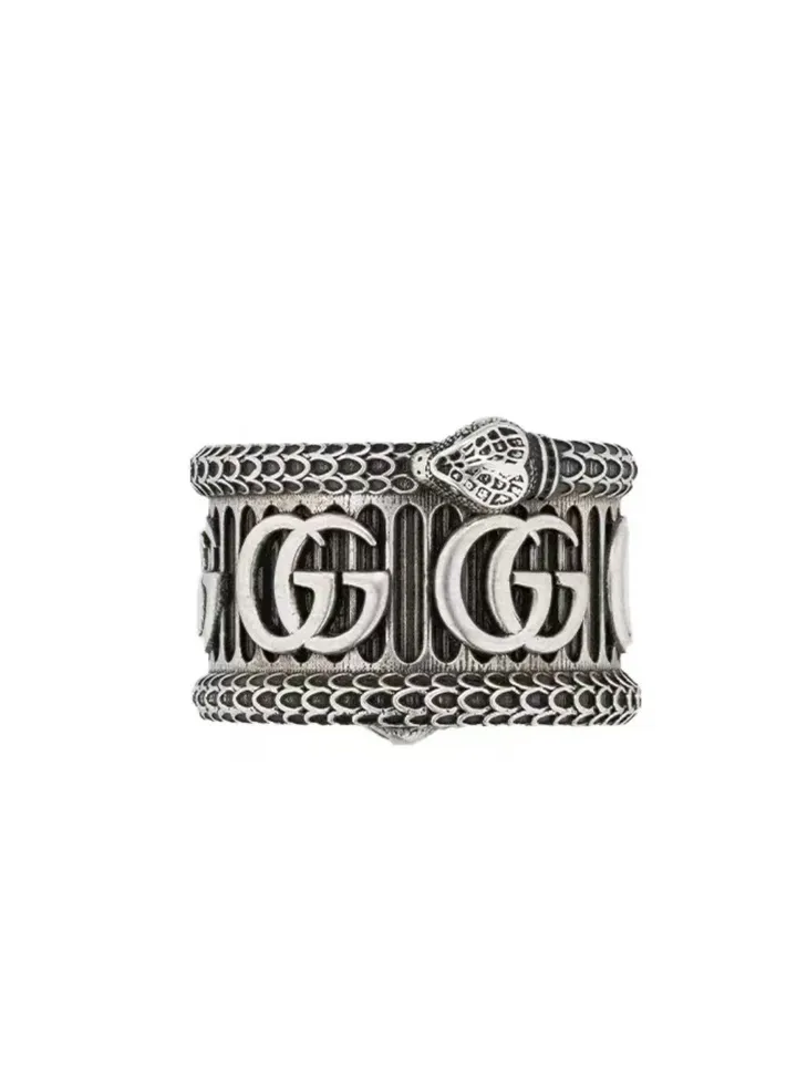 Gucci double G snake ring