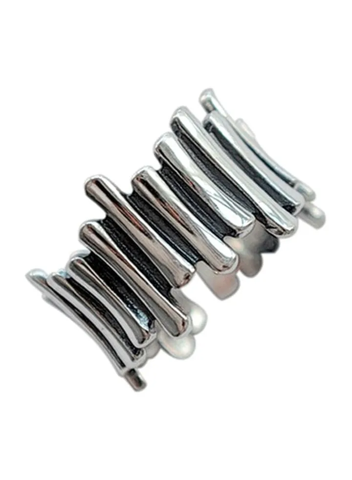 925 Sterling Silver Geometric Ring