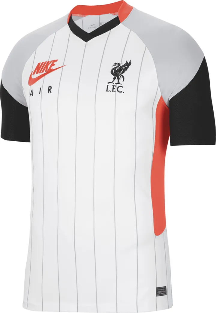 Nike Men's Liverpool FC Stadium Air Max Soccer Jersey in White