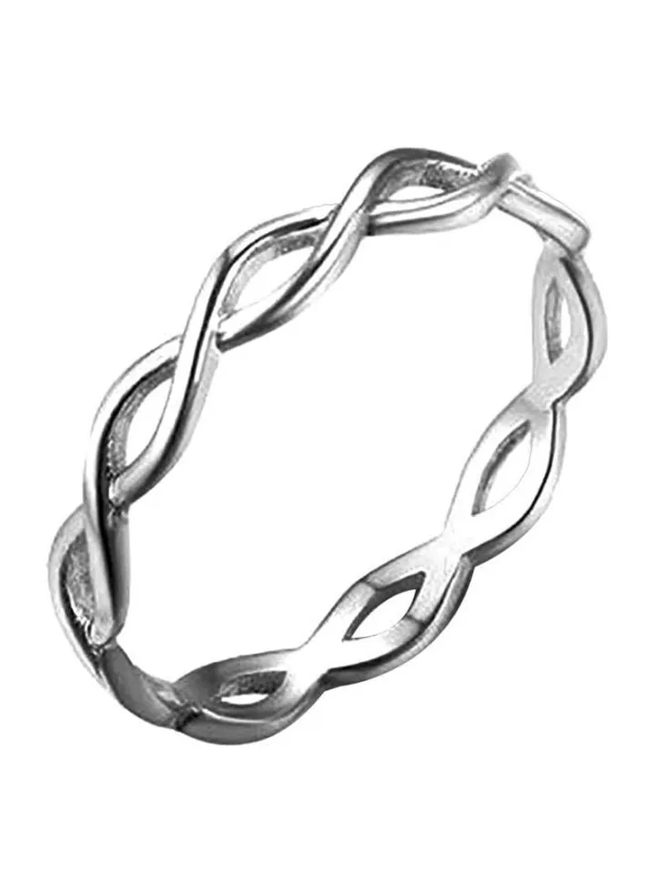 925 Sterling Silver Braided Ring