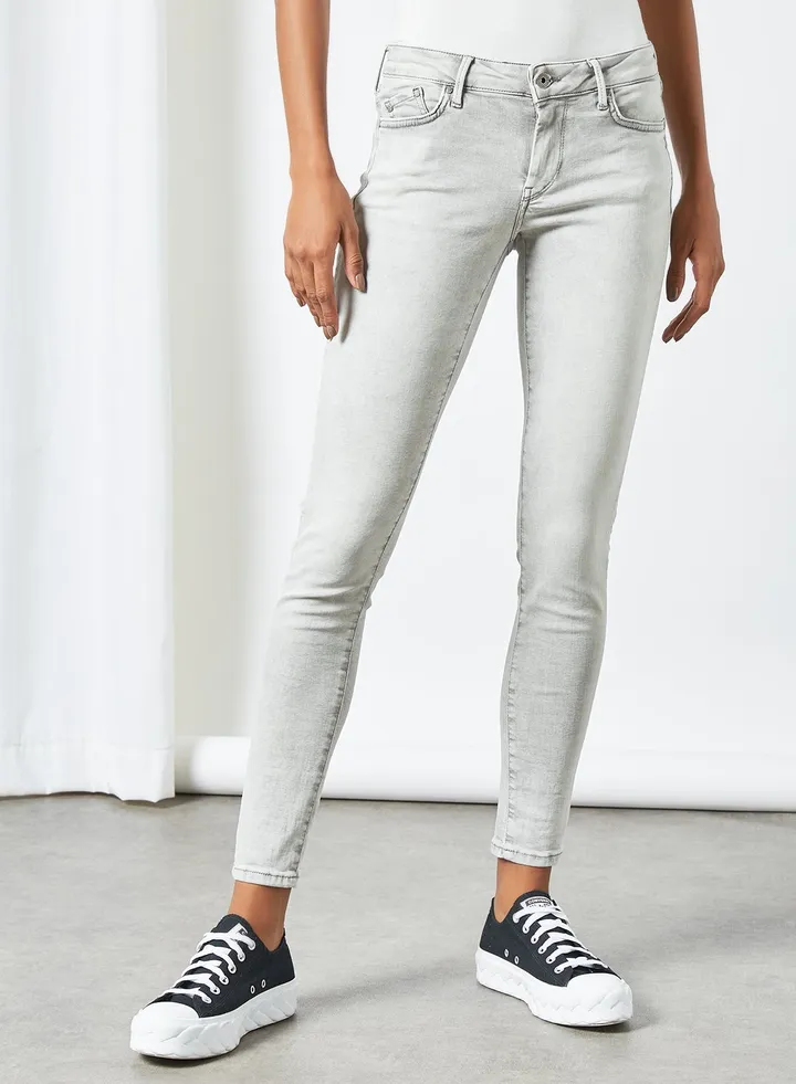 Skinny Fit Jeans Grey