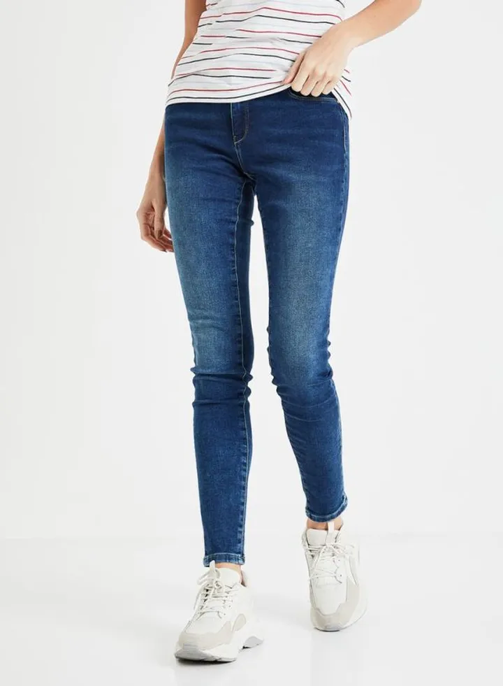 Carmen Skinny-Fit Jeans Dark blue