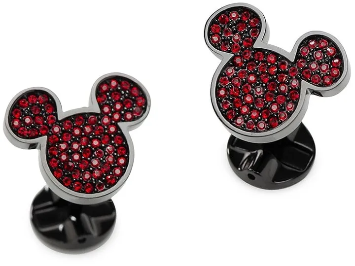Disney Mickey Mouse Crystal Cufflinks