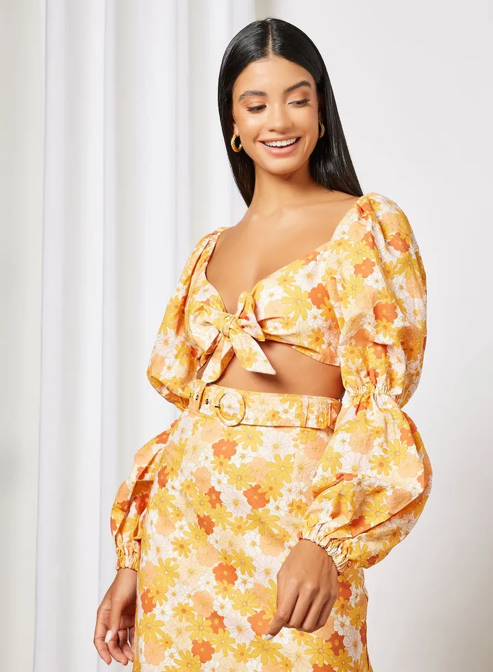Floral Print Top