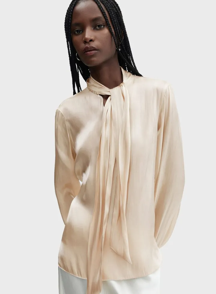 Puff Sleeve Knitted Top