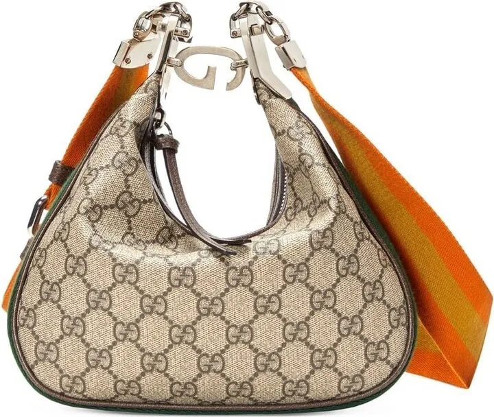 GG Supreme interchangeable-strap shoulder bag