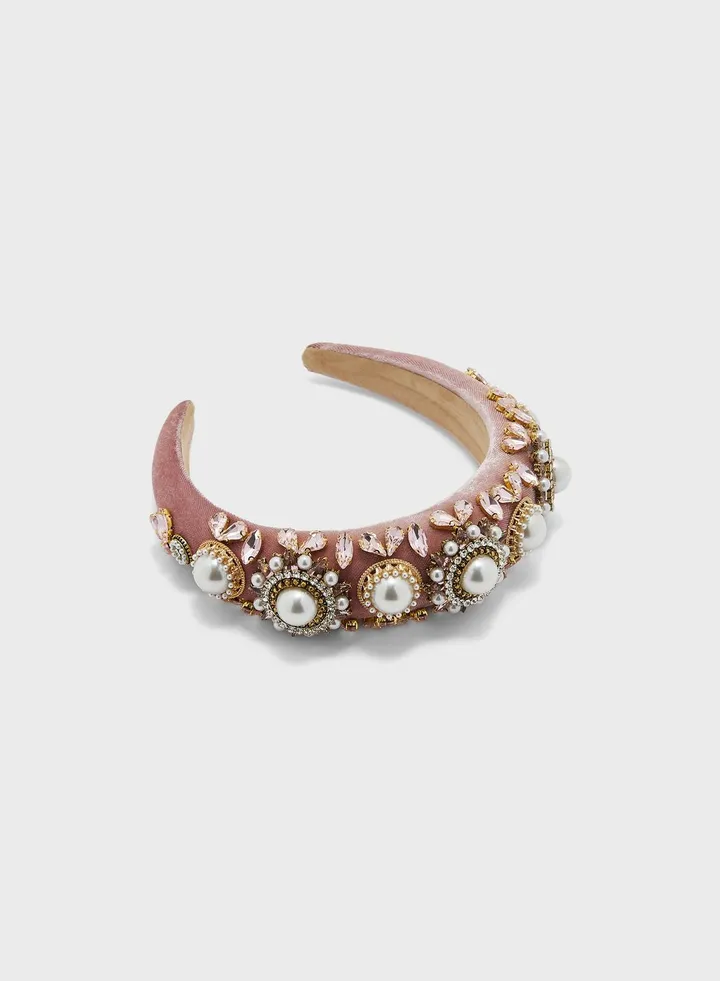 Pearl Embellished Headband