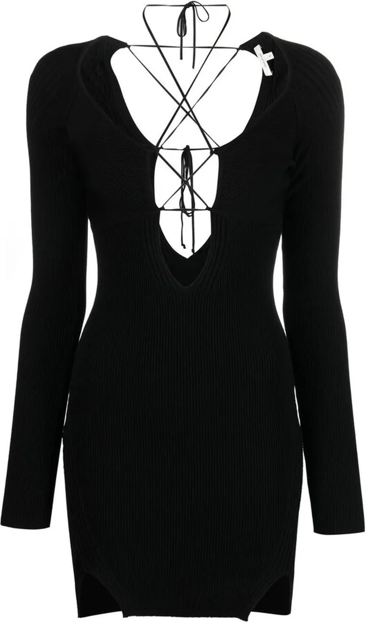 Lace-Up Minidress