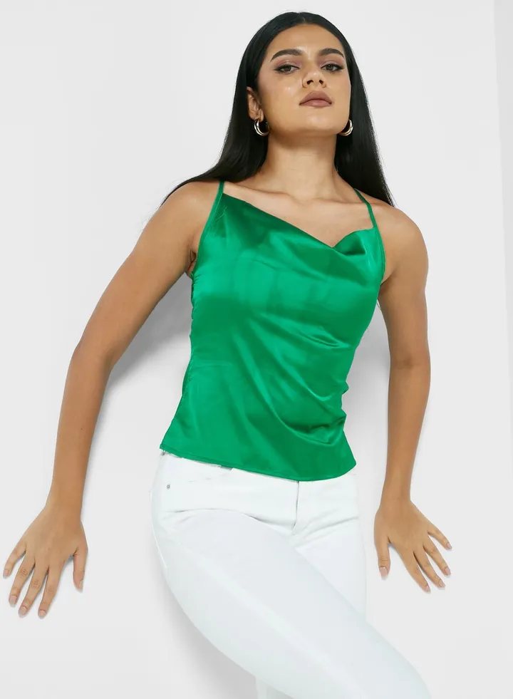 Cowl Neck Cami Top
