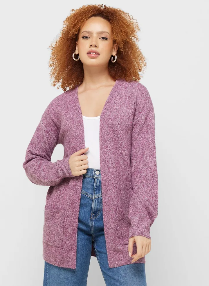Pocket Detail Knitted Cardigan