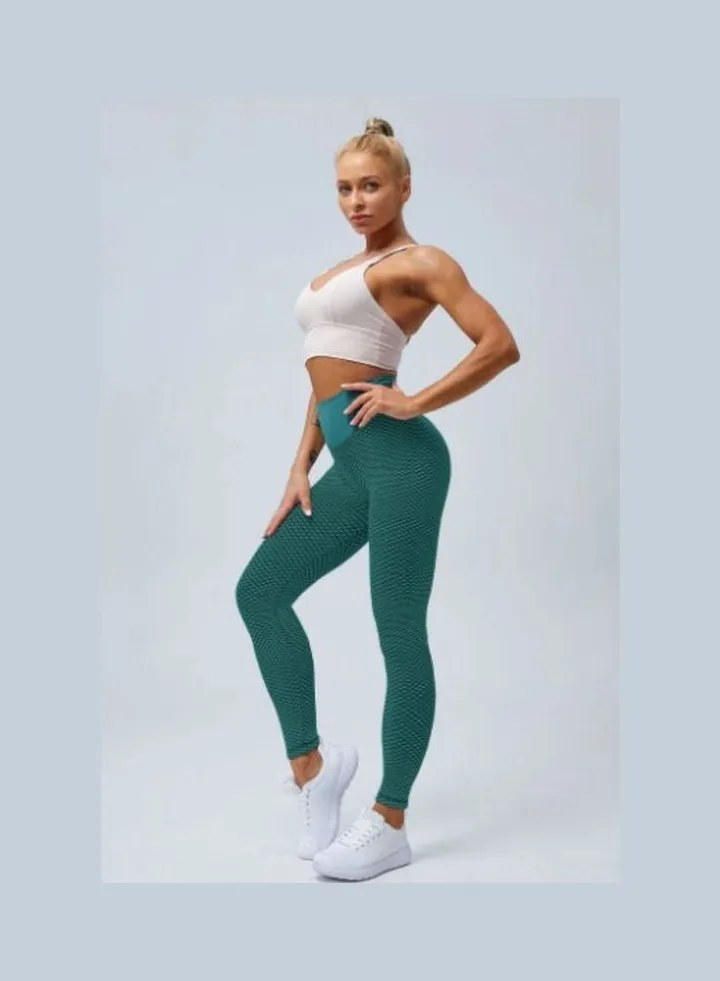 Women's Enhancing Leggings for Women High Waist Yoga Pants Green