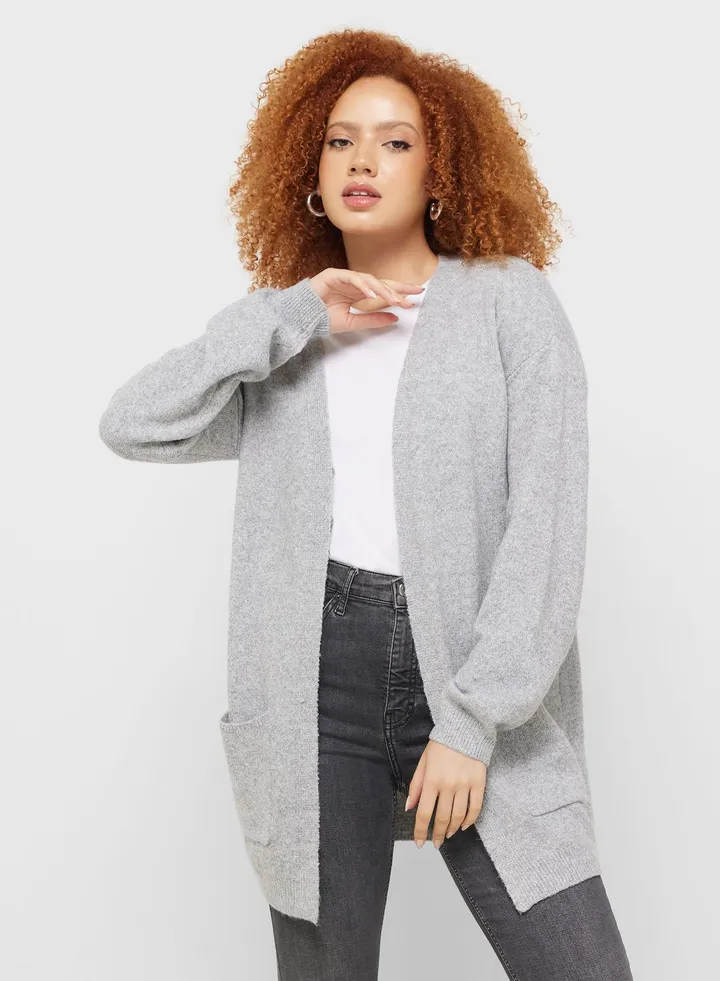 Pocket Detail Knitted Cardigan