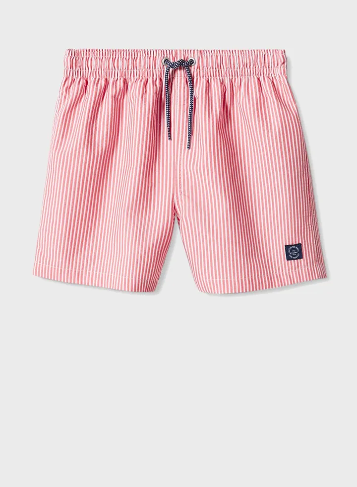 Kids Stripe Swimming Trunks