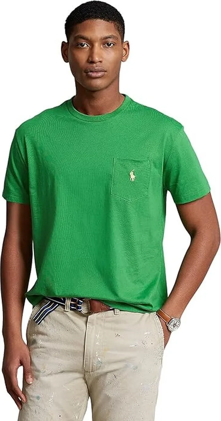 Polo Ralph Lauren Classic Fit Pocket Tee (Green) Men's T Shirt