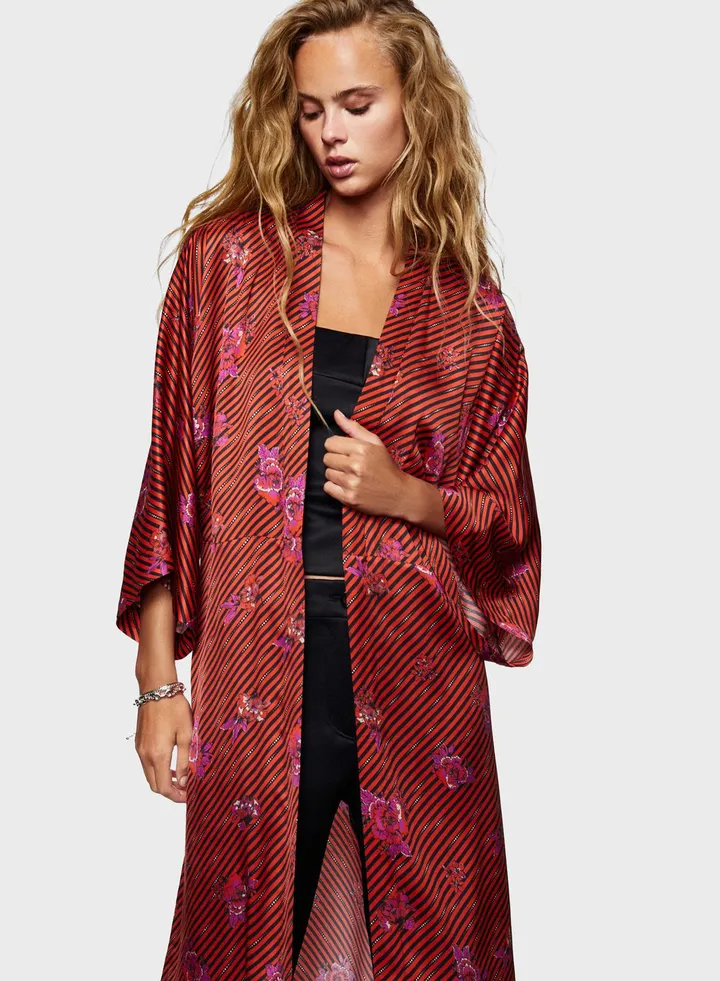 Floral Printed Kimono