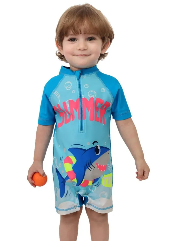 kids swimwear shark character beautifully and high quality