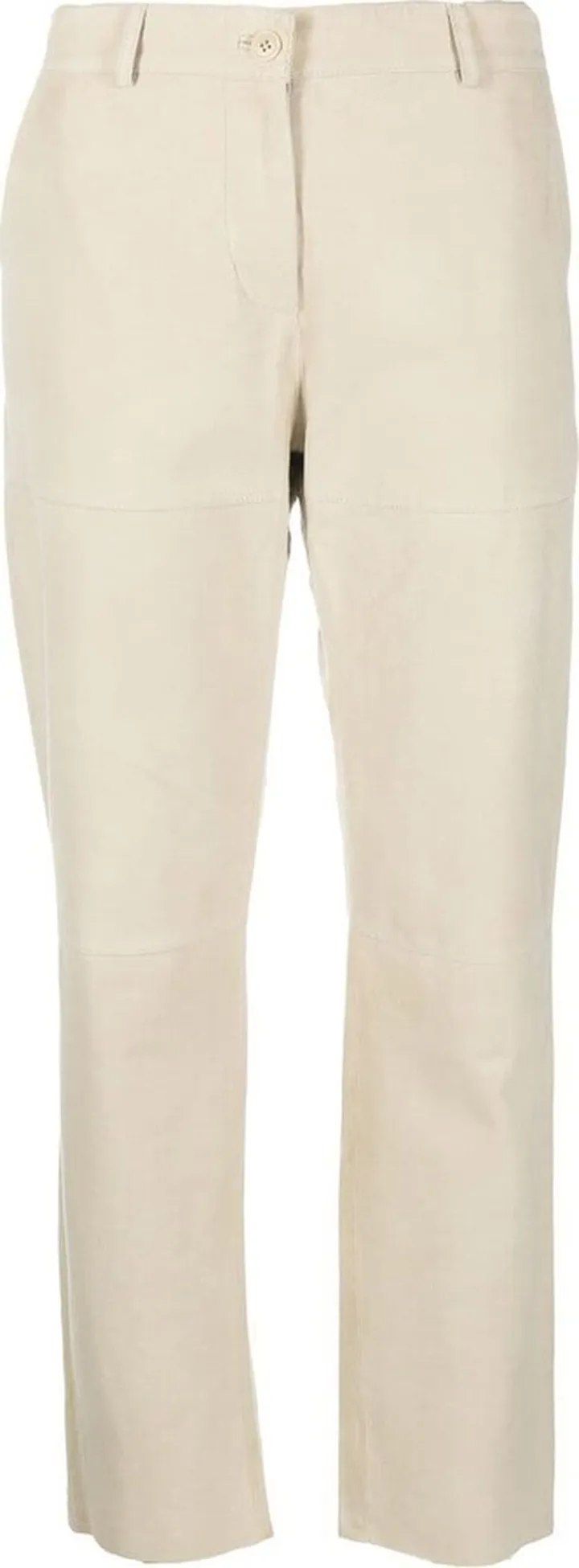 High-Waisted Straight-Leg Trousers