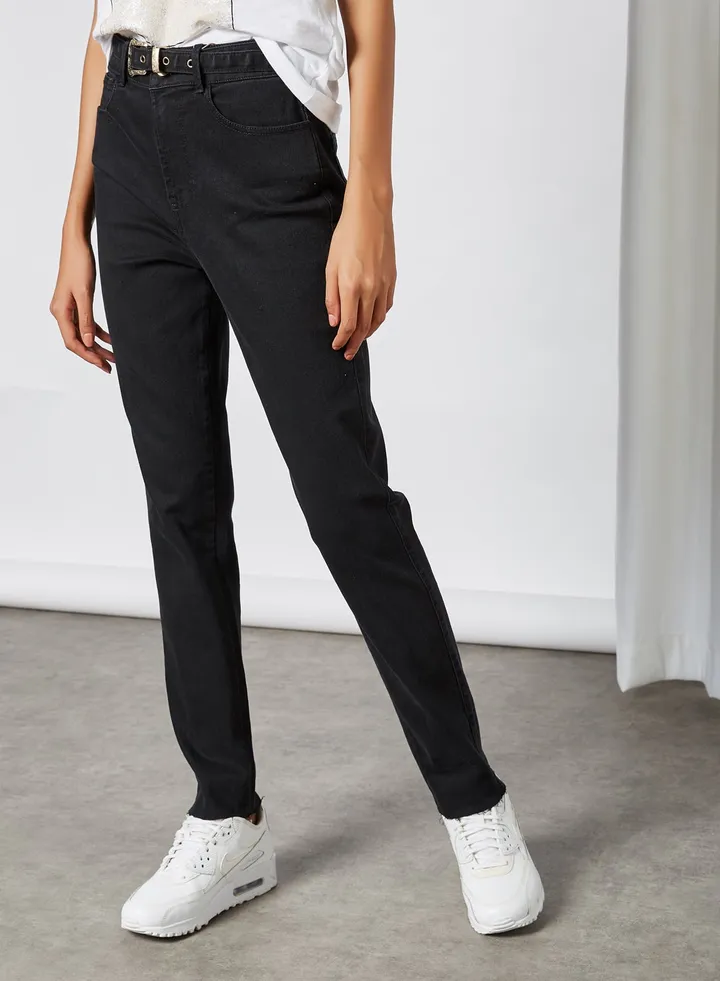 Dual Pocket Slim Fit Jeans Black