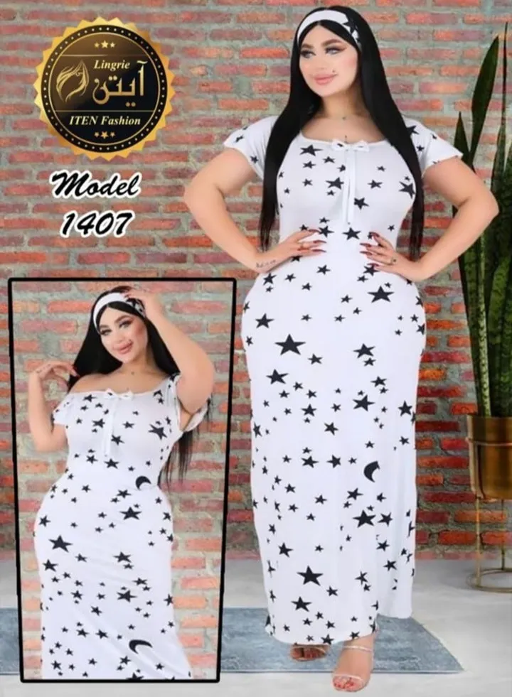Abaya Cotton for girls - White