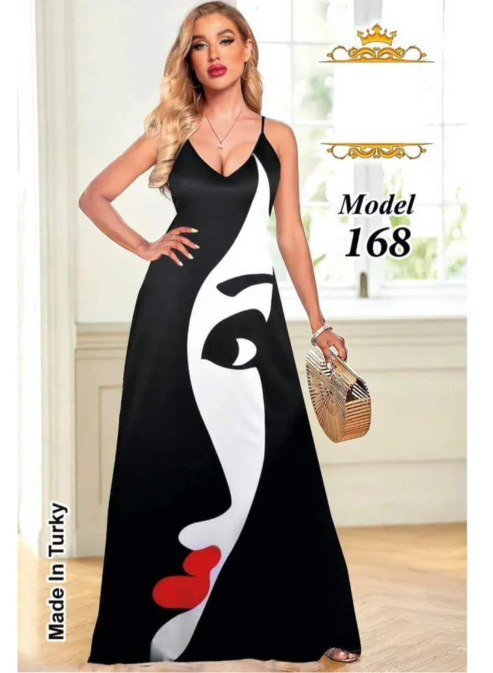 Womens Printed Cash - Black