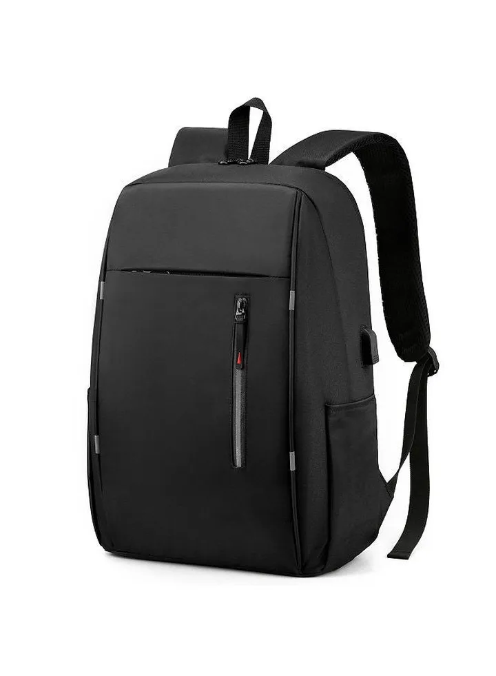 Laptop Backpack Women Men Shoulders Bag for College Travel Trip Business Fits Up to 15.6 inches Black