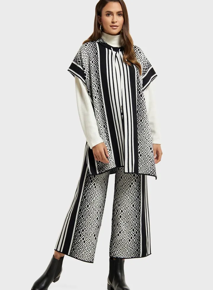 Hooded Knitted Cardigan