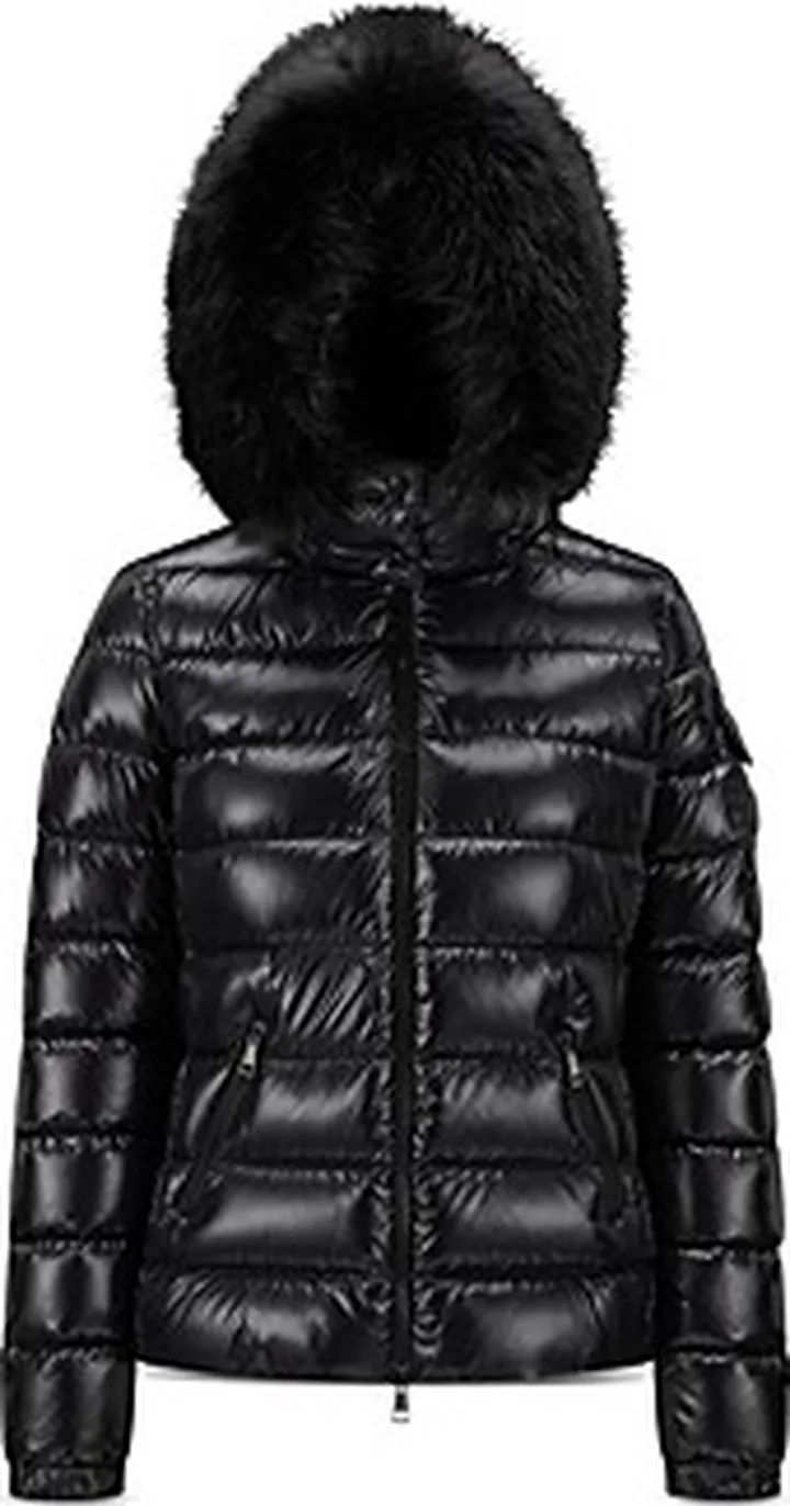 Moncler Bady Faux Fur Short Down Jacket