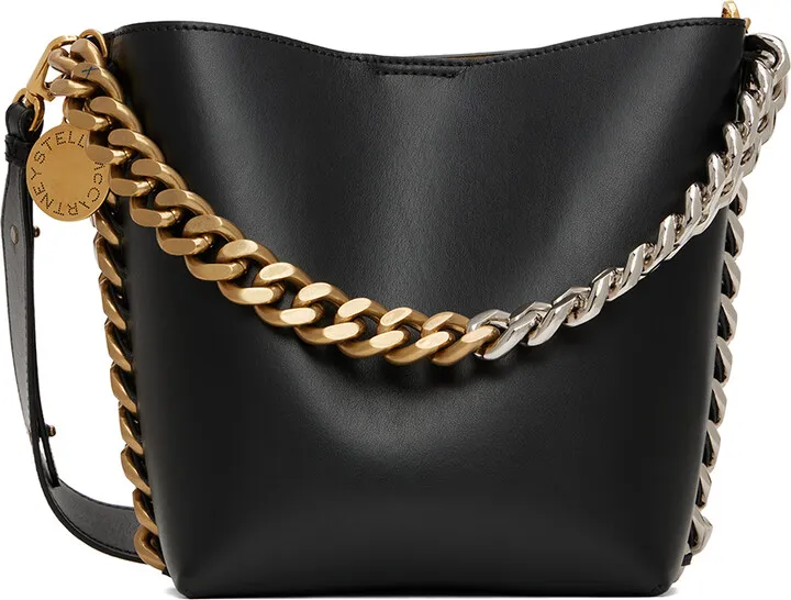 Stella McCartney Black Frayme Bucket Bag
