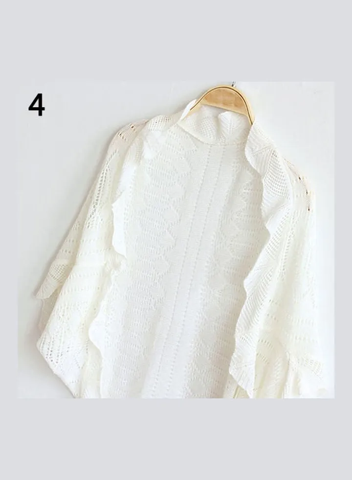 Knitwear Coat Outwear Cardigan White