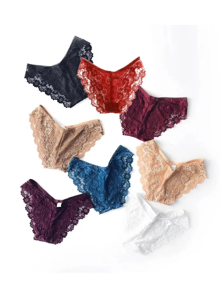 8 Pieces Lace Panties