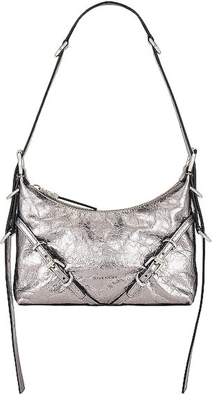 Givenchy Mini Voyou Bag in Metallic Silver