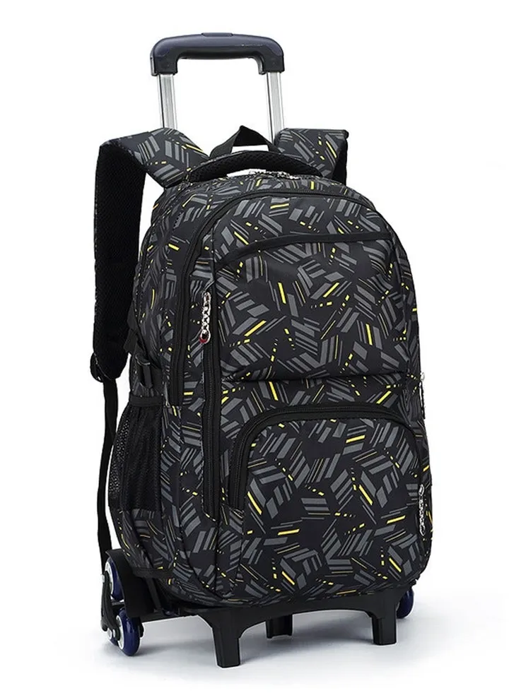 Rolling Backpack Travel Trolly BookBag School Wheeled Backpack for Boys Girls Kids Luggage School Bag with Wheels Trolley Backpack