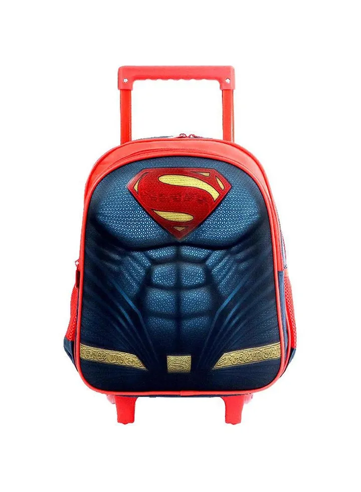 Superman Trolley Bag Blue/Red