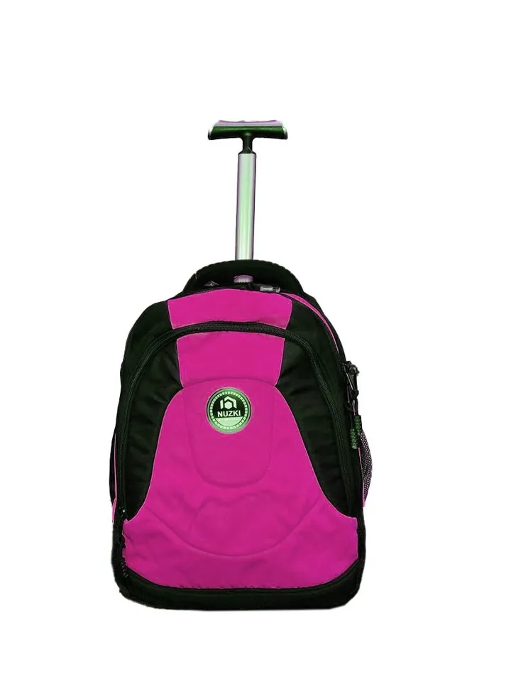 Trolley School Bag for Students - Multi-Functional Backpack with Wheels - Ideal School Bags for Girls and Boys - Travel-Friendly Trolley Luggage 17 inch