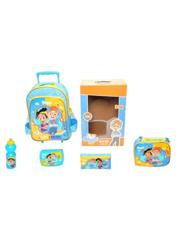 School Trolley Bag 5in1 Set 18 Inch