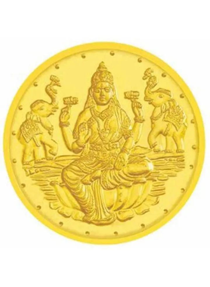 24 Karat 999 Pure Gold Coin Laxmi 1g