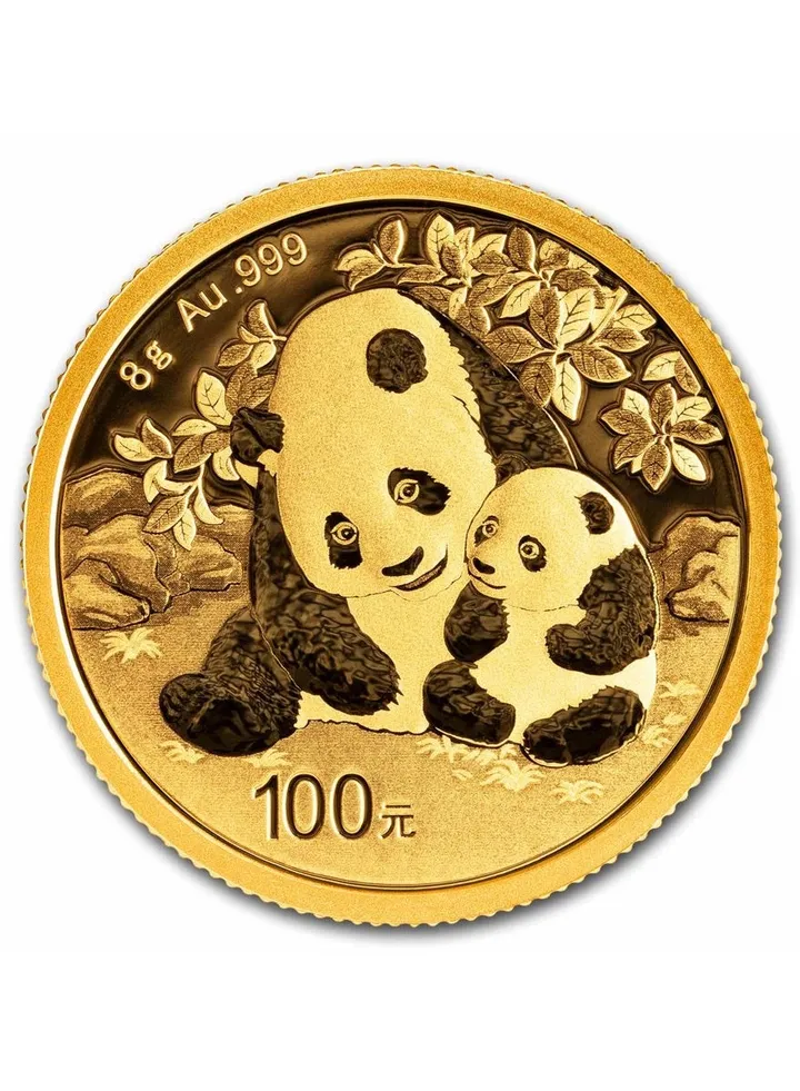 Panda 2024 Gold 8 gram coin 9999 Carat