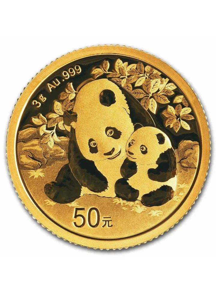 Panda 2024 Gold 3 gram coin 9999 Carat