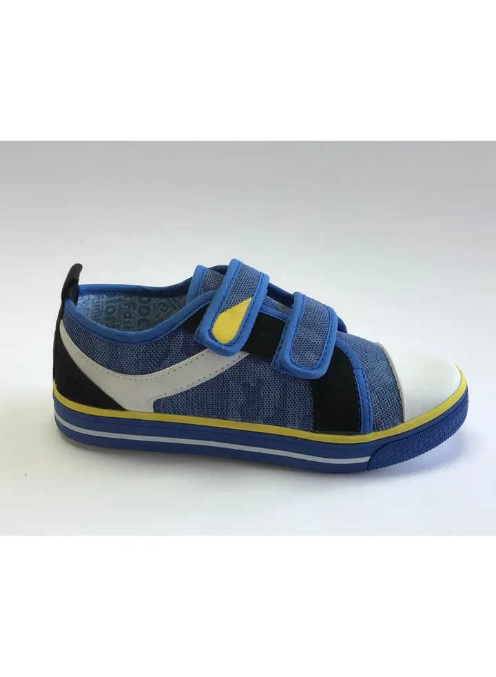 Flat Fashion Sneakers Comfort Easy Fitting Kids Shoes for Boys Blue