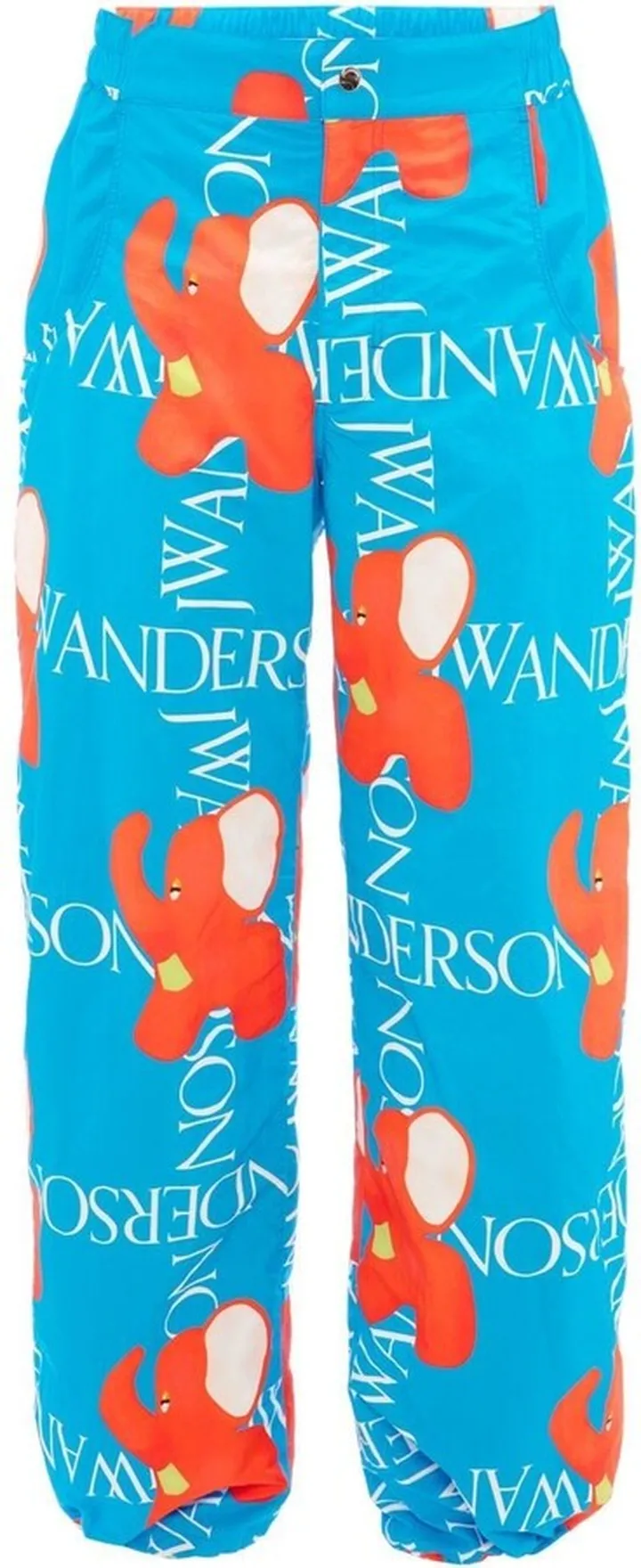 Logo-Print Wide-Leg Trousers