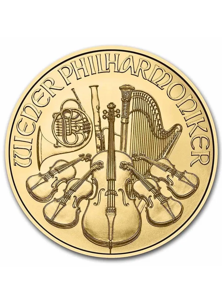 Austria Philharmonic 2024 Gold 1/4 oz coin 9999 Carat