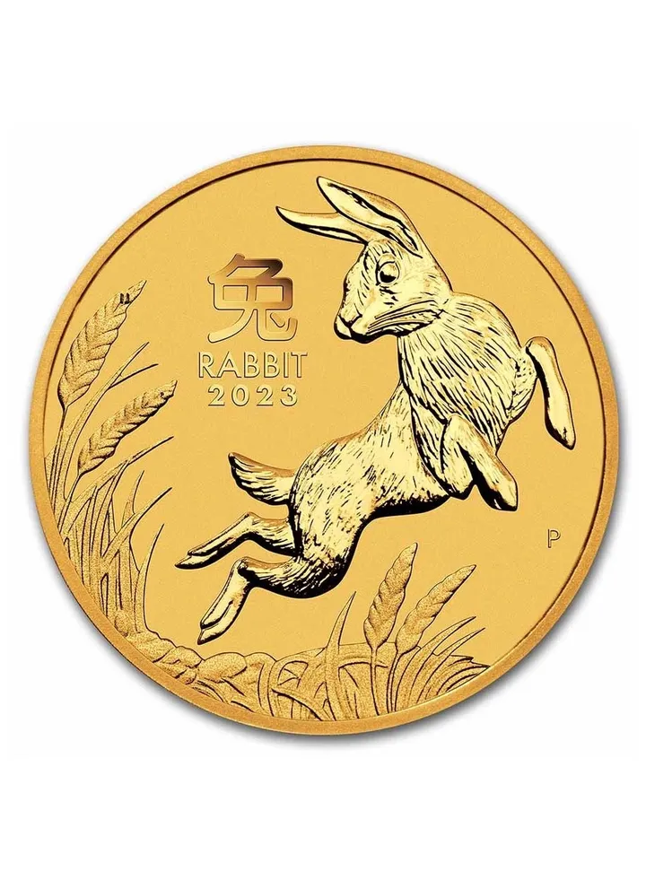 Australia Lunar Rabbit Gold 1/4 oz Coin