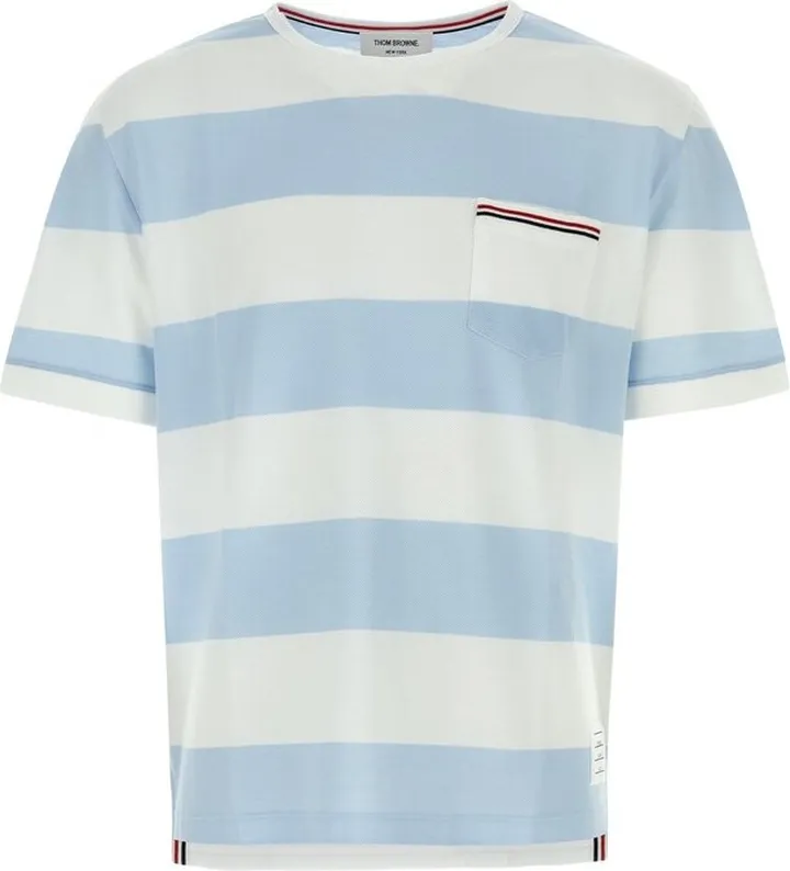 Thom Browne Rugby Stripe Crewneck T-Shirt